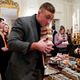 Image for article titled Trump finally got the White House banquet of his dreams